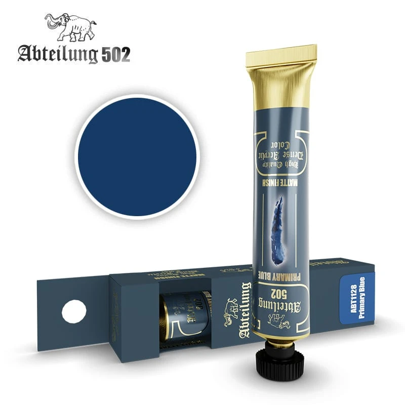 Abteilung 502 Peinture A L'huile ABT1128 Primary Blue Finition Mate 3 Abteilung 502 Peinture A L'huile ABT1128 Primary Blue Finition Mate
