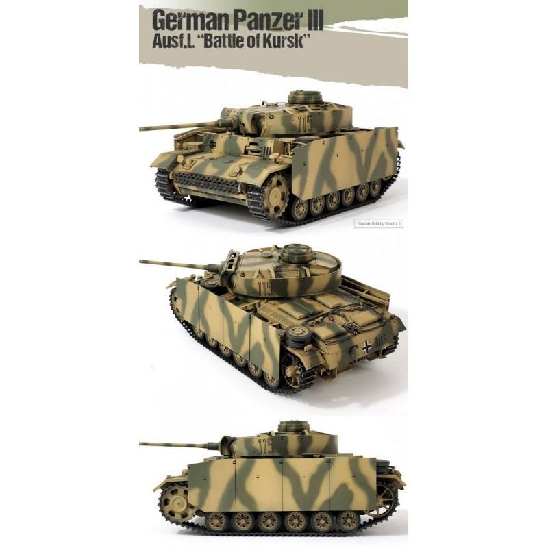 Academy® Maquette Militaire Char Panzer III Ausf.L "Bataille De Kursk" 1:35 9 Academy® Maquette Militaire Char Panzer III Ausf.L "Bataille De Kursk" 1:35 – Image 7