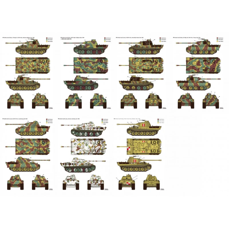 Academy® Maquette Militaire Char Pz.Kpfw.V Panther Ausf.G (Early Version) 1:35 11 Academy® Maquette Militaire Char Pz.Kpfw.V Panther Ausf.G (Early Version) 1:35 – Image 9