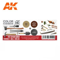 AK Iinteractive 3G Special Set Acrylics Couleur Standard Tool WW2 AK11670