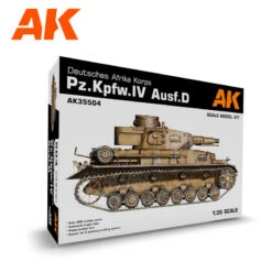 AK® Maquette Militaire Panzer IV Ausf.D Afrika Korps 1:35