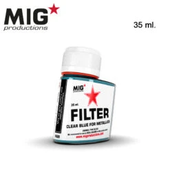 AK® MIG Production Filtre Clear Blue For Metallics