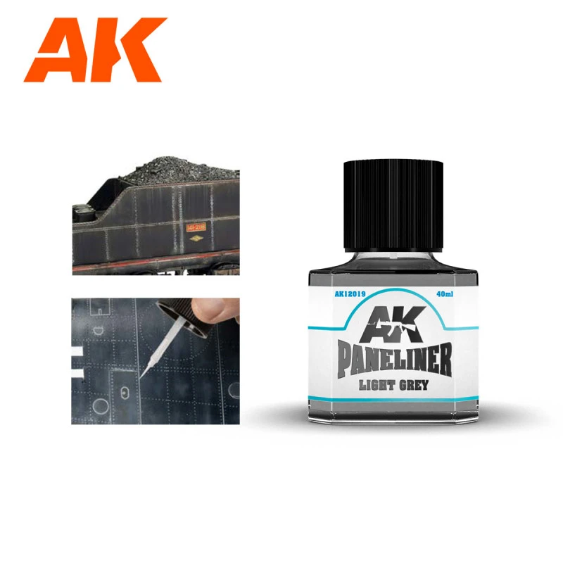 AK® Paneliner Light Grey 40 Ml 3 AK® Paneliner Light Grey 40 Ml