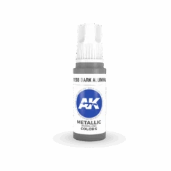 AK® Peinture Acrylique (3G) Aluminium Foncé (dark Aluminium) 17 Ml
