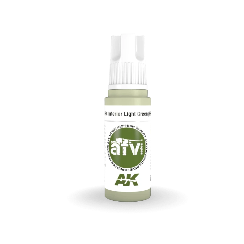 AK® Peinture Acrylique (3G) APC Intérieur Vert Clair (FS24533) AFV Series 17 Ml 3 AK® Peinture Acrylique (3G) APC Intérieur Vert Clair (FS24533) AFV Series 17 Ml