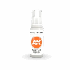 AK® Peinture Acrylique (3G) Blanc Cassé (offwhite)17 Ml