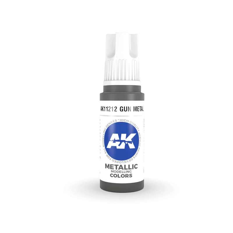 AK® Peinture Acrylique (3G) Gun Metal 17 Ml 3 AK® Peinture Acrylique (3G) Gun Metal 17 Ml
