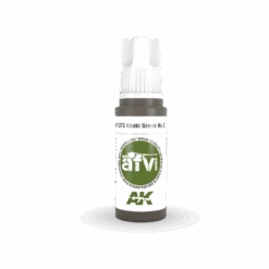 AK® Peinture Acrylique (3G) Peinture Kaki Vert N°3 AFV Series 17 Ml