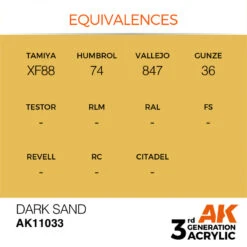 AK® Peinture Acrylique (3G) Sable Foncé (dark Sand) 17 Ml -Modèle Militaire Jouet ak peinture acrylique 3g sable fonce dark sand 17 ml ak11033 1