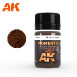 AK® Pigment Burnt Umber (ombre Brûlée)