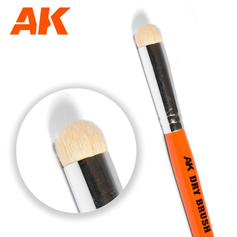 AK® Pinceau Dry Brush - Technique Brossage à Sec 4 AK® Pinceau Dry Brush - Technique Brossage à Sec – Image 2