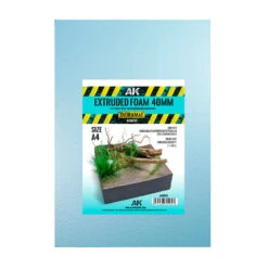 AK® Plaque De Mousse Extrudé 40 Mm Format A4