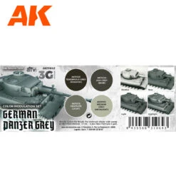 AK® Set De Peinture 3G Modulation German Panzer Grey