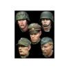 Alpine Miniatures® H011 Set De 5 Têtes Soldats Allemands Waffen-SS WW2 (n°3) 1:35