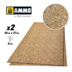 Ammo® Create Cork - Feuille De Liège 4 Mm (x2) Grain Moyen