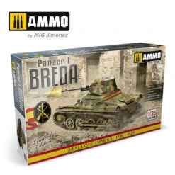 Ammo® Maquette De Char Panzer I BREDA (édition Limité) 1:35