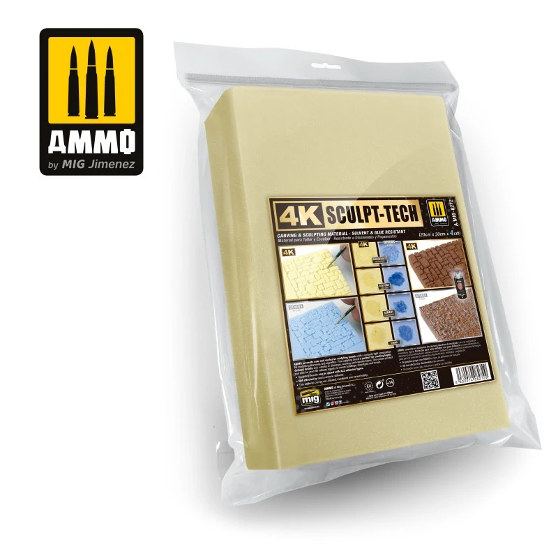 Ammo® Plaque De Sculpture 4K 2X (20x30x1cm) 3 Ammo® Plaque De Sculpture 4K 2X (20x30x1cm)