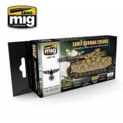 Ammo® Set Peinture Camouflage Chars Allemands 2ème Guerre Mondiale (early / Middle)