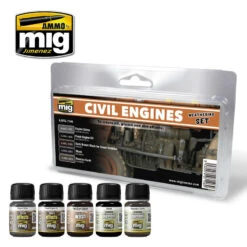 Ammo® Set Weathering Civil Engines
