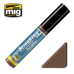 Ammo® Streaking Brusher Medium Brown - A.MIG-1250