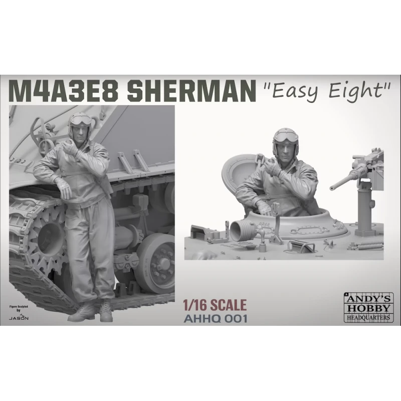 Andy's Hobby® Maquette Militaire Char Sherman M4A3E8 "Easy Eight" 1:16 5 Andy's Hobby® Maquette Militaire Char Sherman M4A3E8 "Easy Eight" 1:16 – Image 3