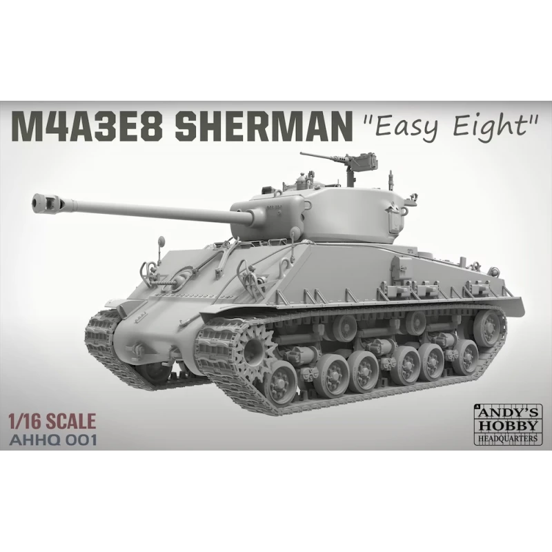 Andy's Hobby® Maquette Militaire Char Sherman M4A3E8 "Easy Eight" 1:16 7 Andy's Hobby® Maquette Militaire Char Sherman M4A3E8 "Easy Eight" 1:16 – Image 5