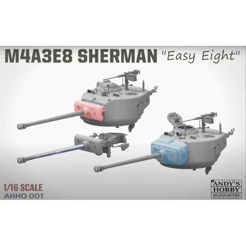 Andy's Hobby® Maquette Militaire Char Sherman M4A3E8 "Easy Eight" 1:16 8 Andy's Hobby® Maquette Militaire Char Sherman M4A3E8 "Easy Eight" 1:16 – Image 6