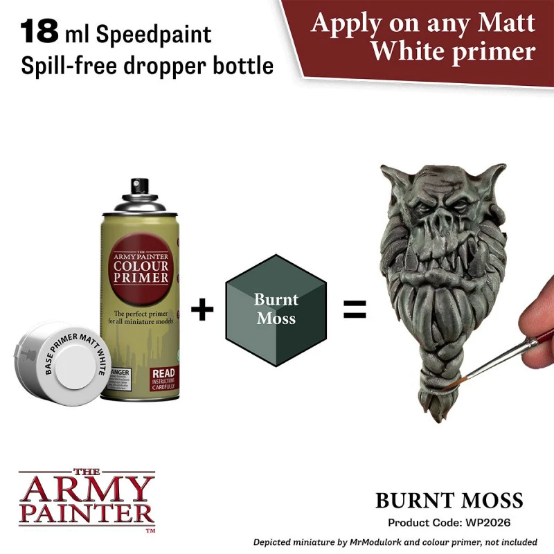Army Painter® Speed Paint 2.0 Burnt Moss 4 Army Painter® Speed Paint 2.0 Burnt Moss – Image 2