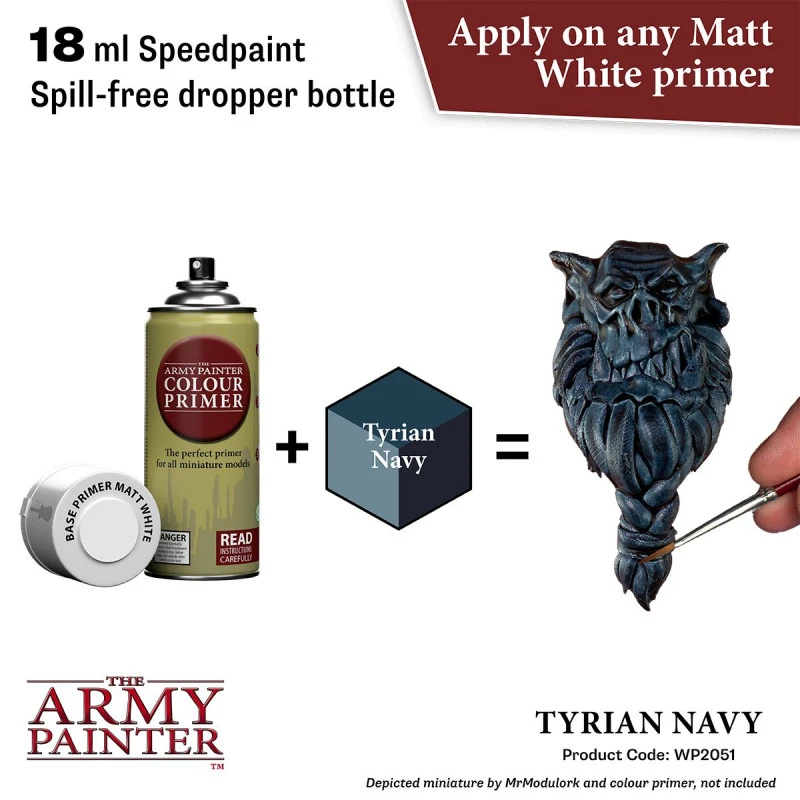 Army Painter® Speed Paint 2.0 Tyrian Navy 4 Army Painter® Speed Paint 2.0 Tyrian Navy – Image 2