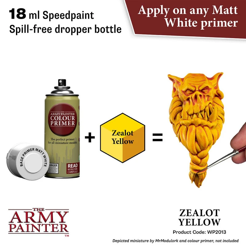 Army Painter® Speed Paint 2.0 Zealot Yellow 4 Army Painter® Speed Paint 2.0 Zealot Yellow – Image 2