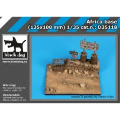 Black Dog® Africa Base (WWII) 135x100 Mm 1:35