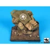 Black Dog® Destroyed US M2 Base (WWII) 80x70 Mm 1:35 -Modèle Militaire Jouet black dog destroyed us m2 base wwii 80x70 mm d35092