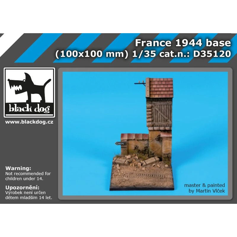 Black Dog® France 1944 Base 100x100 Mm 1:35 3 Black Dog® France 1944 Base 100x100 Mm 1:35