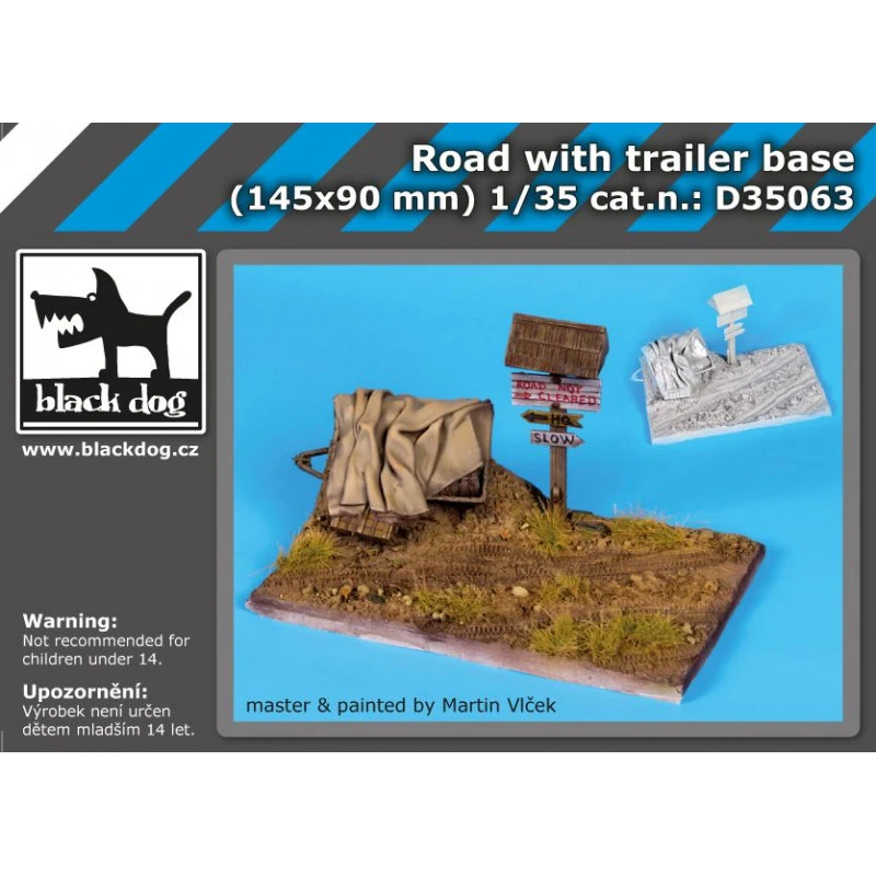 Black Dog® Road With Trailer Base 145x90 Mm 1:35 4 Black Dog® Road With Trailer Base 145x90 Mm 1:35 – Image 2