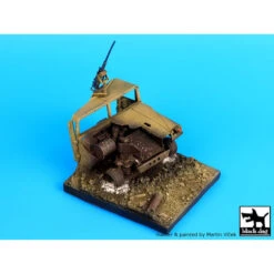 Black Dog® Vignette Destroyed Humvee Base 1:35 12 Black Dog® Vignette Destroyed Humvee Base 1:35 -Modèle Militaire Jouet black dog vignette destroyed humvee base D35018 4