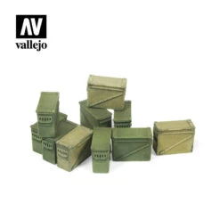 Boîtes De Munitions De 12,7 Mm 1/35 Vallejo
