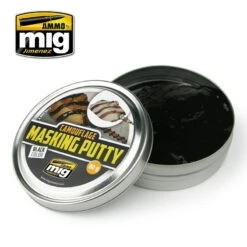 Camouflage Masking Putty 80g Noir Ammo Mig