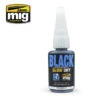 Colle Noire Cyanoacrylate 21g Ammo Mig (Colle21) -Modèle Militaire Jouet colle noire cyanoacrylate 21g ammo mig colle21 AMIG8034