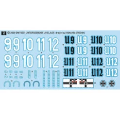 Das Werk® Maquette Militaire De Sous-marin Allemand U-Boat SM U-9 WWI 1:72 -Modèle Militaire Jouet das werk maquette militaire de sous marin allemand u boat sm u 9 dw72001 3