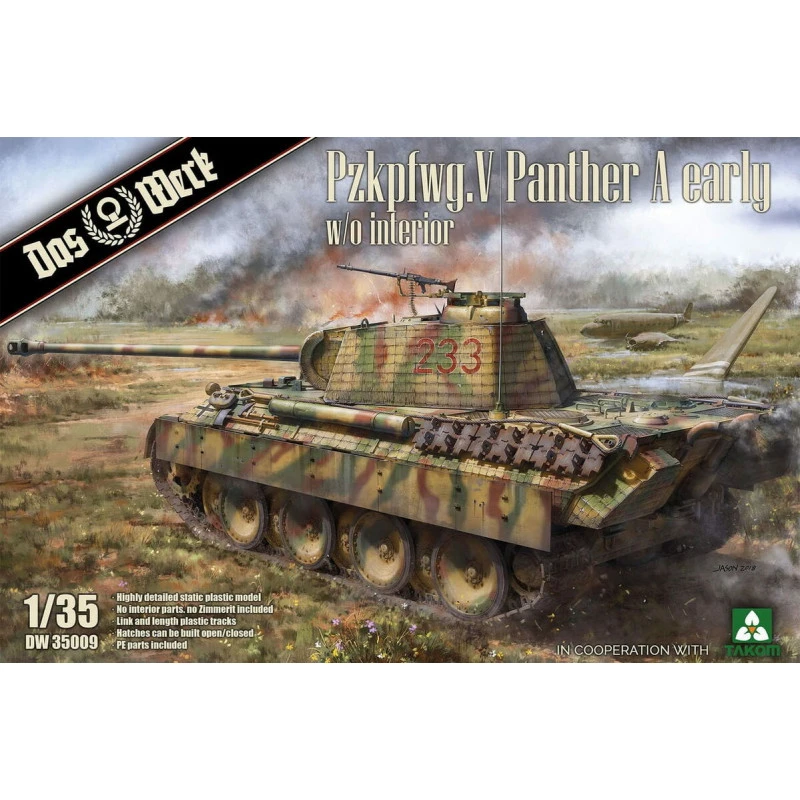 Das Werk Maquette Panther Ausf.A (early) 1:35 3 Das Werk Maquette Panther Ausf.A (early) 1:35