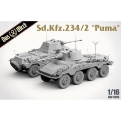 Das Werk® Maquette Sd.Kfz 234/2 Puma 1:16 -Modèle Militaire Jouet das werk maquette sdkfz 2342 puma DW16006 2