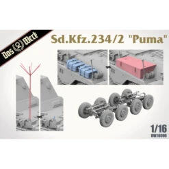 Das Werk® Maquette Sd.Kfz 234/2 Puma 1:16 -Modèle Militaire Jouet das werk maquette sdkfz 2342 puma DW16006 3