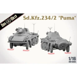 Das Werk® Maquette Sd.Kfz 234/2 Puma 1:16 -Modèle Militaire Jouet das werk maquette sdkfz 2342 puma DW16006 4