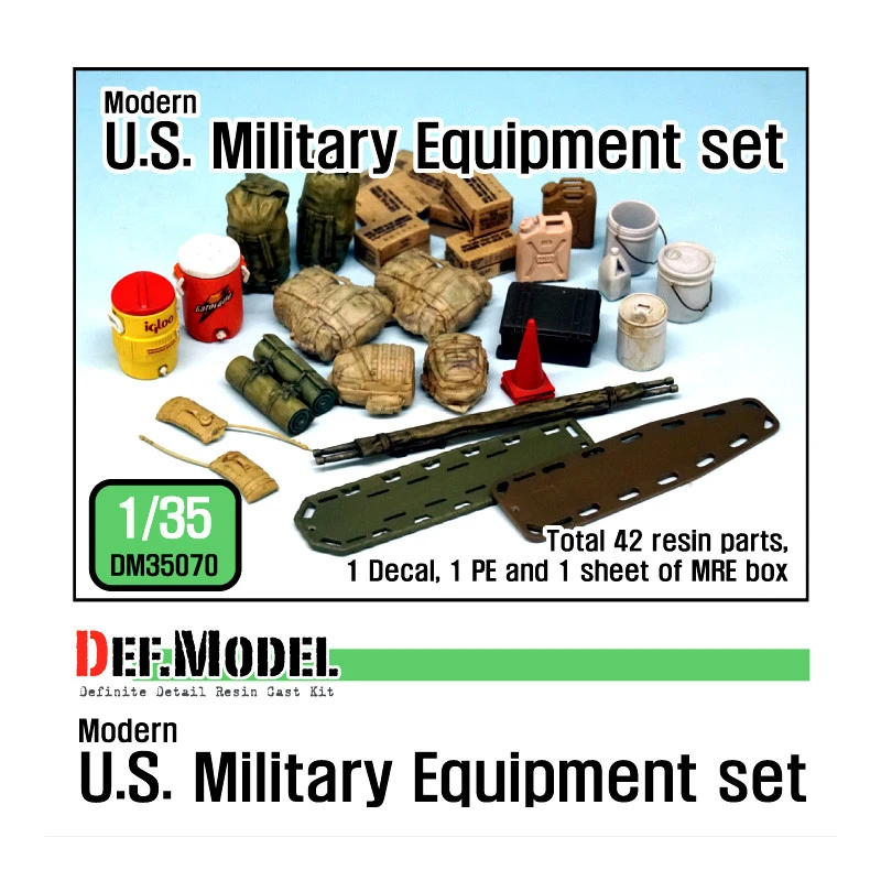 DEF.Model® Set équipement Militaire US Moderne 1:35 4 DEF.Model® Set équipement Militaire US Moderne 1:35 – Image 2