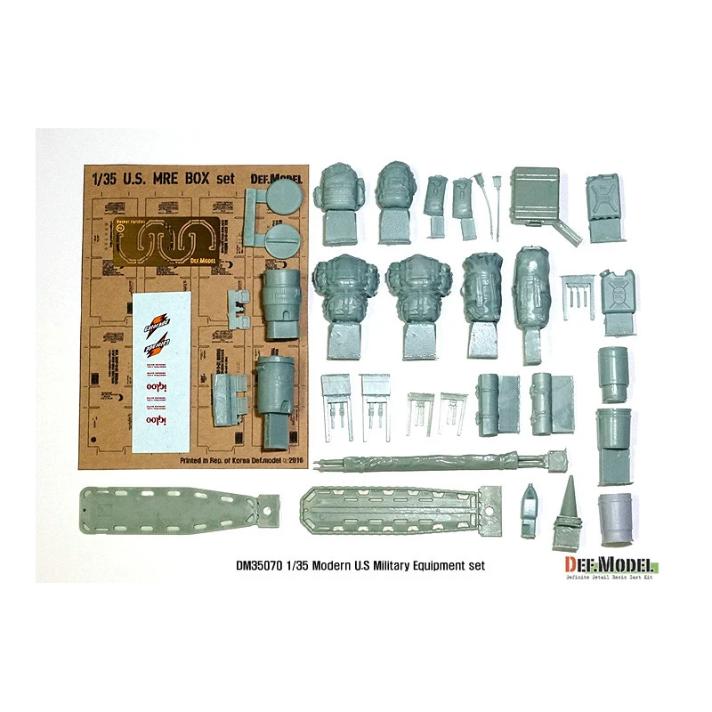 DEF.Model® Set équipement Militaire US Moderne 1:35 3 DEF.Model® Set équipement Militaire US Moderne 1:35