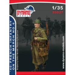 Dynamo Models® Figurine Infanterie Française En Marche 1940 N°6 1:35