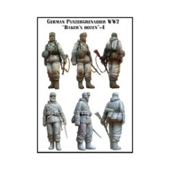Figurine Evolution Miniatures German Panzergrenadier WW2 "Baker's Dozen" 1/35