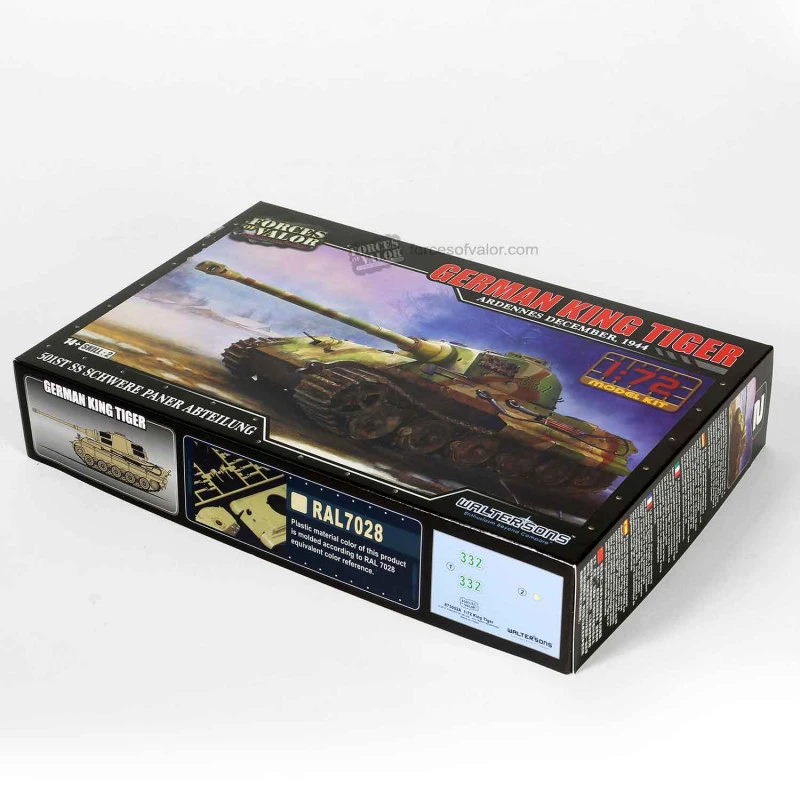 Forces Of Valor® Maquette Militaire Char King Tiger (Ardennes Décembre 1944) 1:72 4 Forces Of Valor® Maquette Militaire Char King Tiger (Ardennes Décembre 1944) 1:72 – Image 2