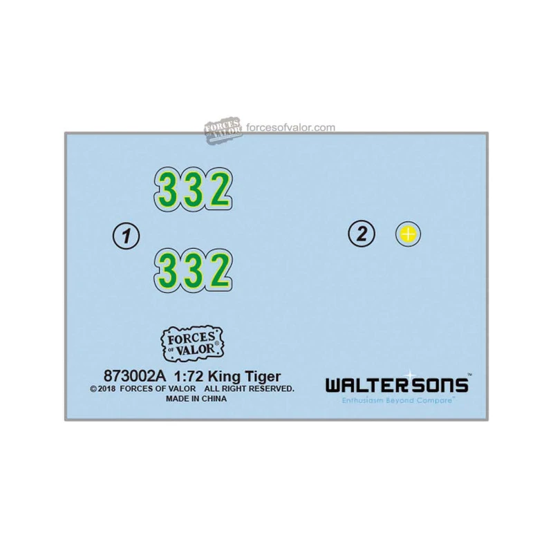 Forces Of Valor® Maquette Militaire Char King Tiger (Ardennes Décembre 1944) 1:72 6 Forces Of Valor® Maquette Militaire Char King Tiger (Ardennes Décembre 1944) 1:72 – Image 4