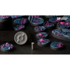 GamersGrass® - Socle Résine Alien Infestation Rond 25 Mm (x10) -Modèle Militaire Jouet gamersgrass socle resine alien infestation rond 25 mm ggbair25 2